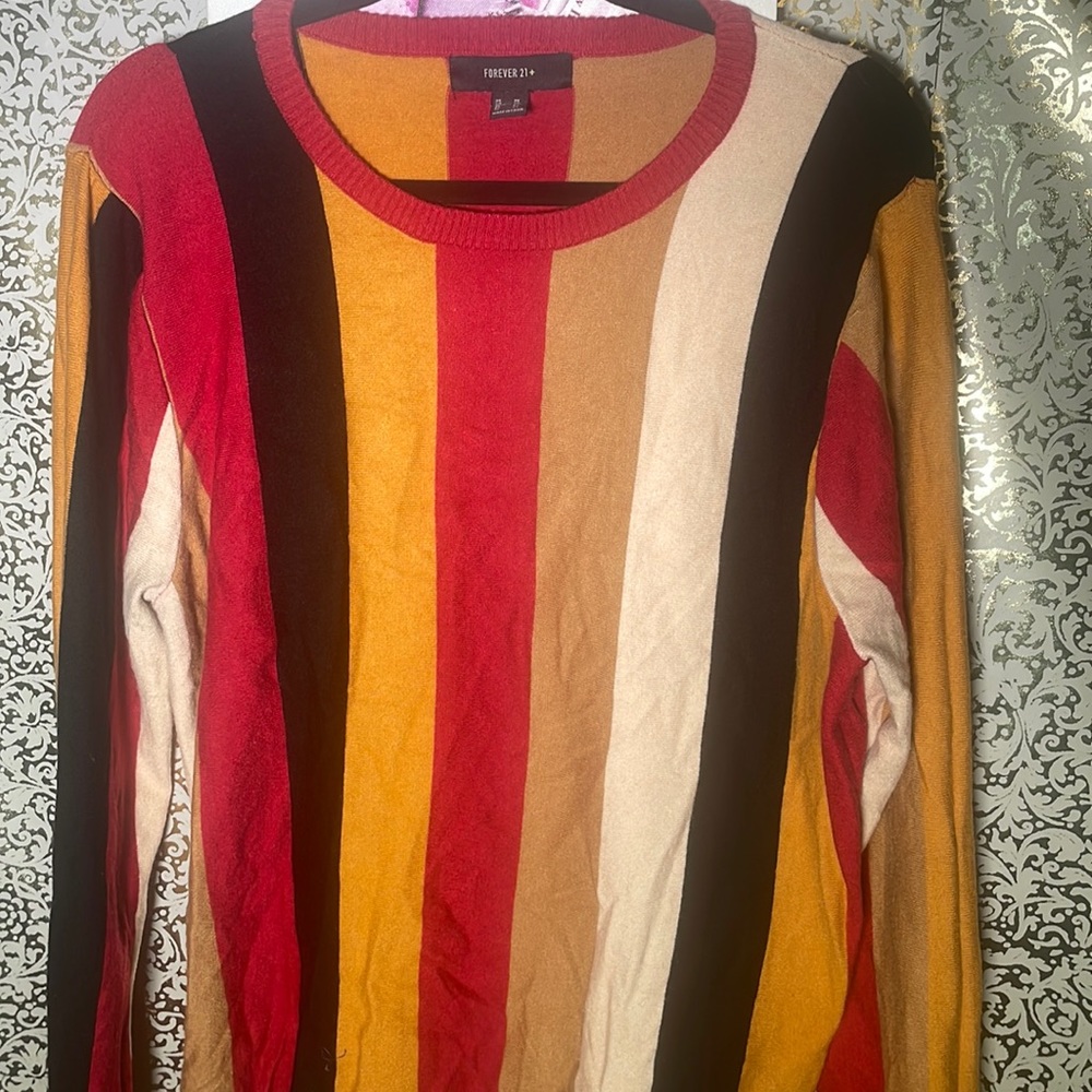 Forever 21 Color Block Sweater Top